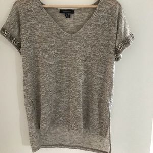 T-shirt , night out, grey